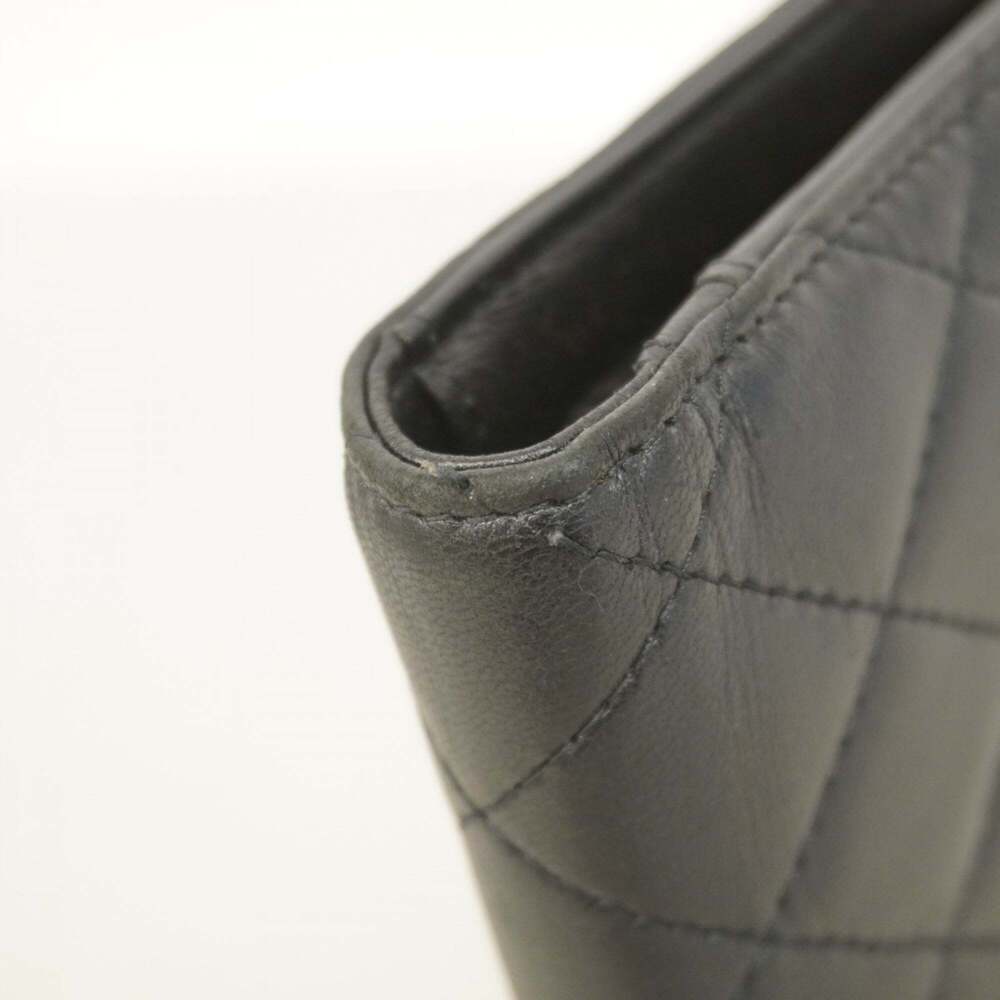 CHANEL Black Lambskin Leather Wallet - Picture 5 of 14
